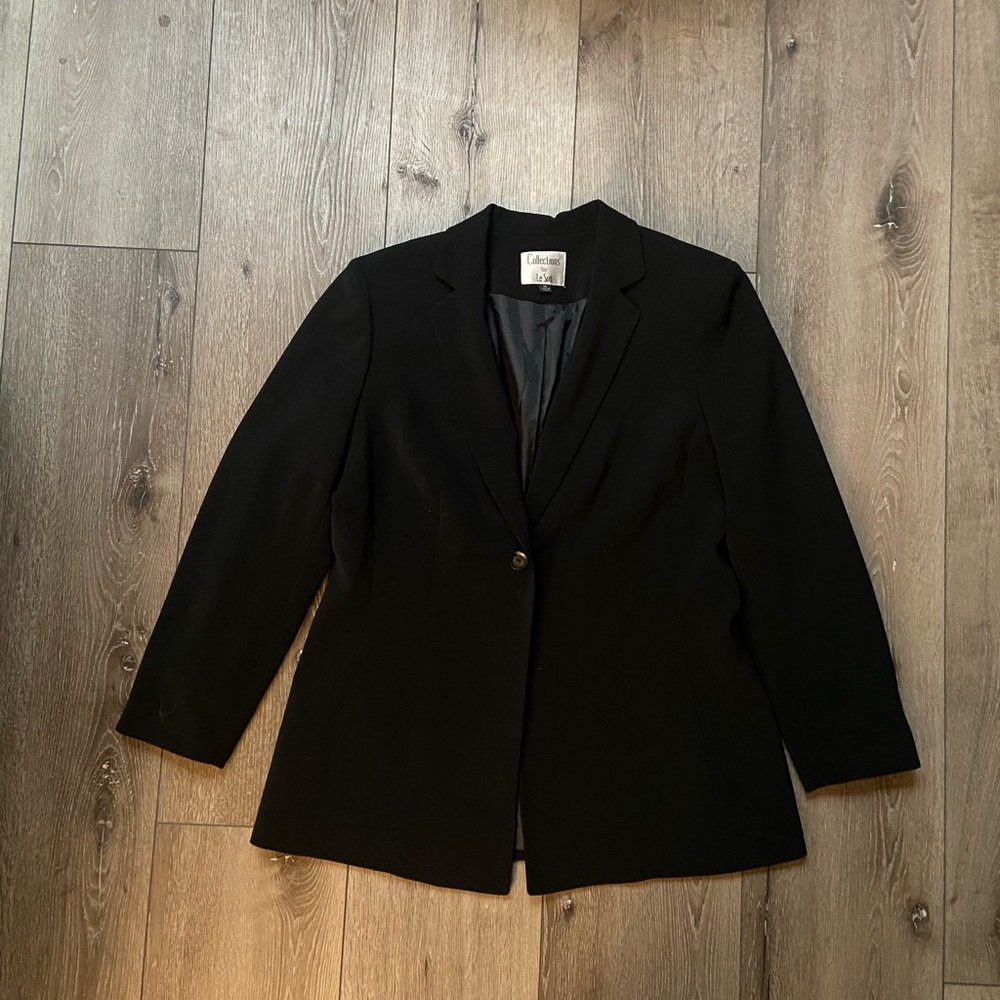 Le Suit Women's Black Blazer
